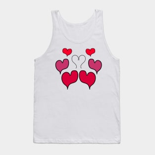 Different hearts Tank Top